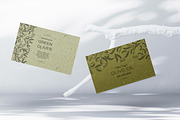 Spring Olive Handmade Paper Set, a Background Graphic by Liquid Amethyst Art (Thumbnail 6 of 6)