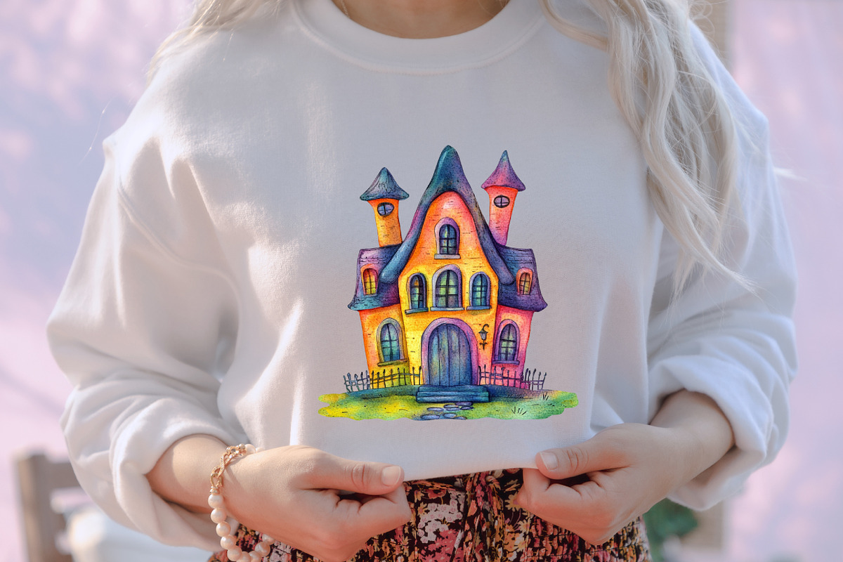 Cute Rainbow Halloween Clipart, an Illustration by designcity5 (Photo 5 of 5)