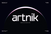 TRT Artnik – Modern Geometric Sans, a Sans Serif Font by truetype (Thumbnail 1 of 15)