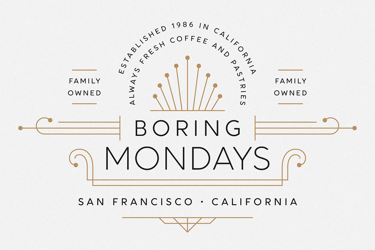 Lincoln Road Font Collection, a Sans Serif Font by DISTRICT 62 STUDIO (Photo 14 of 17)