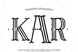 Engraved Monogram