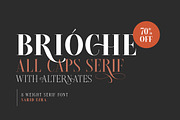 Brioche Family (70% OFF), a Serif Font by Sarid Ezra (Thumbnail 1 of 10)
