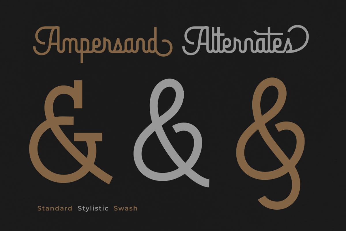 Brotherline - Logotype Font, a Script Font by Hendra Pratama (Photo 12 of 19)