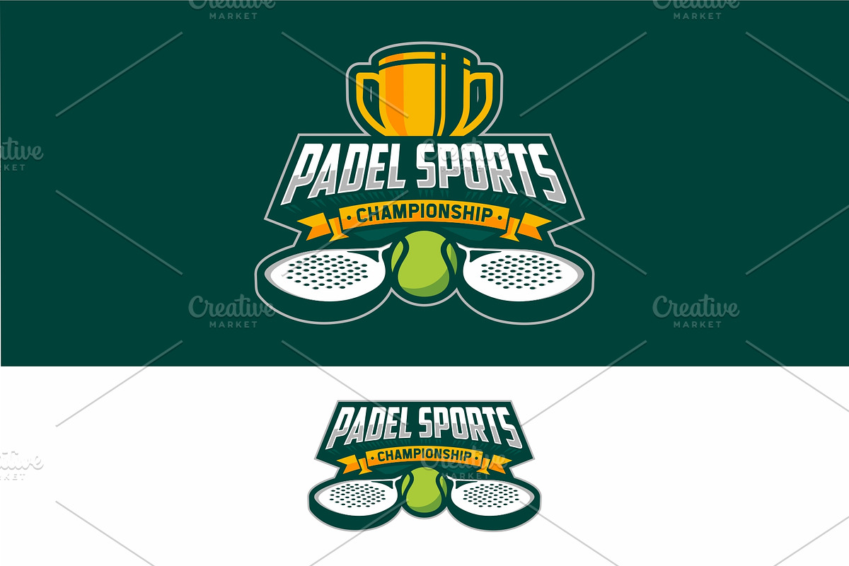 Padell tournament logo design, a Branding & Logo Template by swarnstudio (Photo 1 of 3)