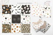 Halloween Vector Clipart & Patterns, a Decorative Illustration by Jenny Quince (Thumbnail 9 of 14)