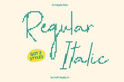 CS Galysia Disco, a Script Font by Craft Supply Co. (Thumbnail 2 of 8)