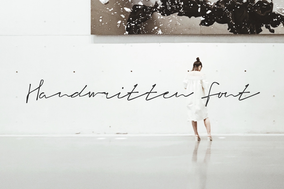 Signeton Signature Font preview 4