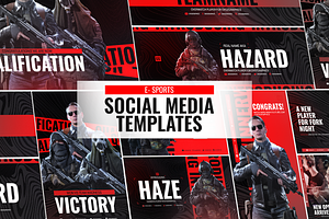 E - Sports Social Media Template