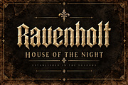 Ravenholt – Blackletter Typeface, a Blackletter Font by Wow Magic (Thumbnail 3 of 4)