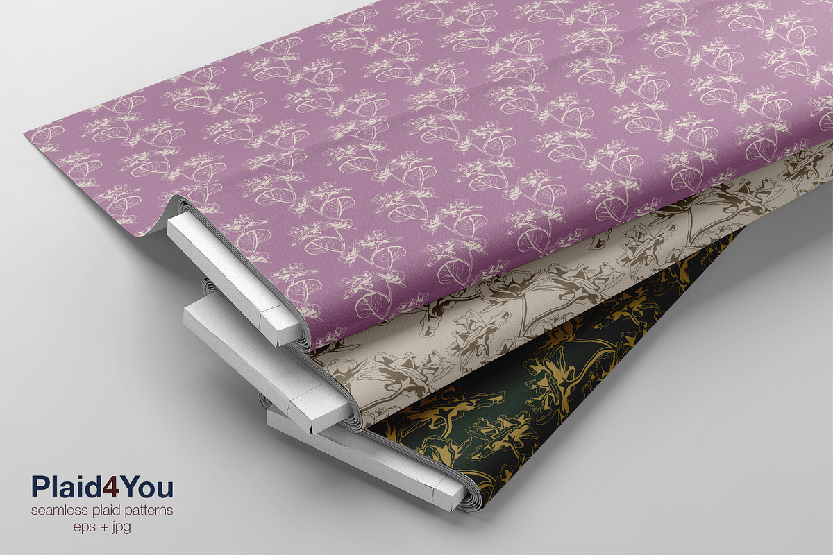 Floral Seamless Pattern in Vector, a Pattern Graphic by Plaid4You (Photo 7 of 12)