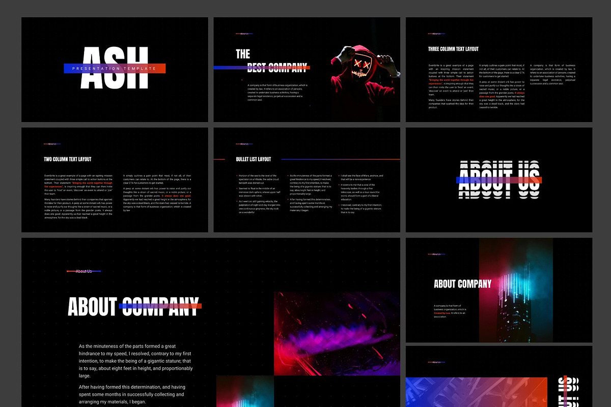 Ash - Smooth Animated Presentation, a Presentation Template by MNML Agency (Photo 8 of 23)