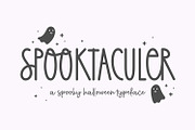 Spooktaculer - Halloween Font, a Handwritten Font by Keithzo (Thumbnail 1 of 8)