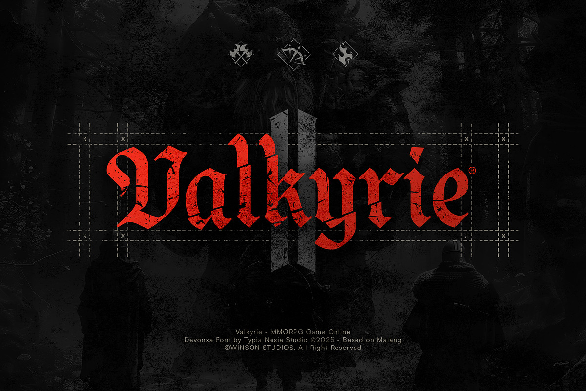 Devonxa - Modern Blackletter Font, a Blackletter Font by Typia Nesia (Photo 8 of 12)
