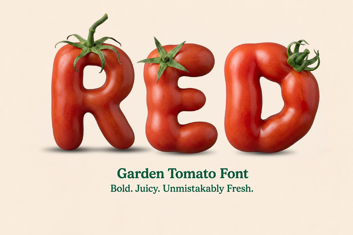Garden Tomato Font, a Sans Serif Font by Handmadefont (Photo 8 of 15)