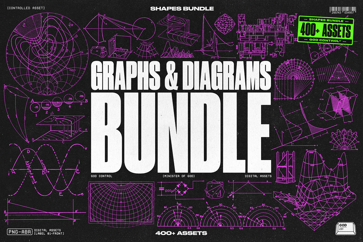 Graphs & Diagrams Bundle, an Object Graphic by God Control (Photo 1 of 7)