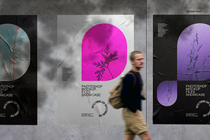 Wall Poster Mockup Set