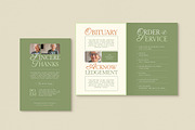 Simple Funeral Program Template, a Card Template by Vynetta (Thumbnail 3 of 6)