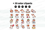Jack Russell Bundle, an Animal Illustration by Palau (Thumbnail 7 of 9)
