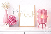 Frame Mockup Interior PSD JPG PNG, a Product Mockup by Mockup Shop (Thumbnail 1 of 2)