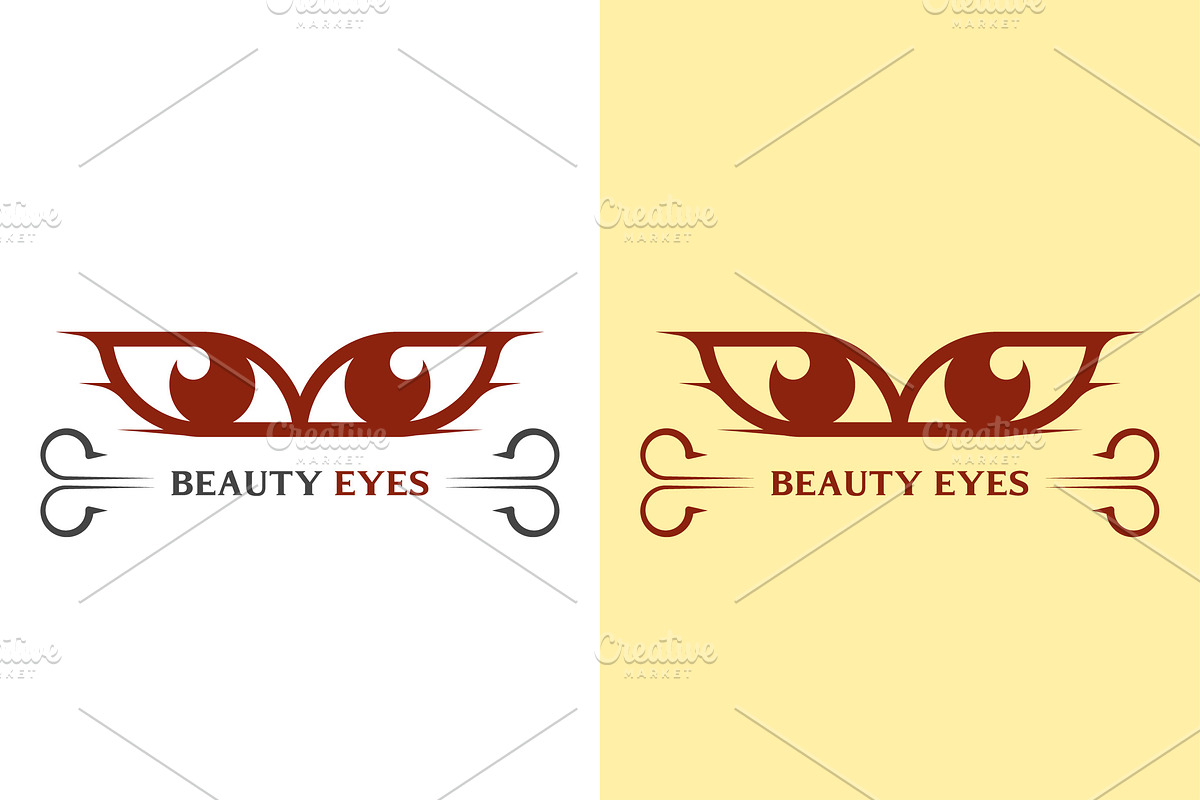 Beauty Eyes Logo Design Icon, a Branding & Logo Template by Morvana Crew