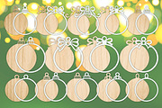 14 Blank Ornament SVG Laser Files, an Object Graphic by Libby Wishes (Thumbnail 2 of 3)