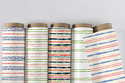 Lines & Stripes Vintage Patterns, a Background Graphic by Kristina Chistiakova (Thumbnail 2 of 8)