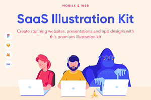 SaaS Illustration Kit