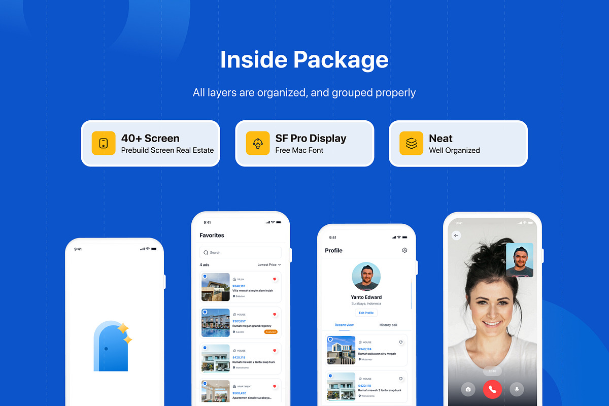 Mirai - Real Estate App UI KIT, a Templates & Theme by orenjidesign (Photo 2 of 5)