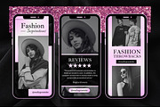 100 Fashion Templates Canva, a Templates & Theme by TemplateCastleStore (Thumbnail 7 of 10)
