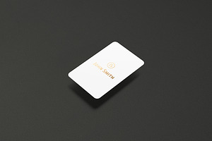 8.5x5.5 Business Card Mockup