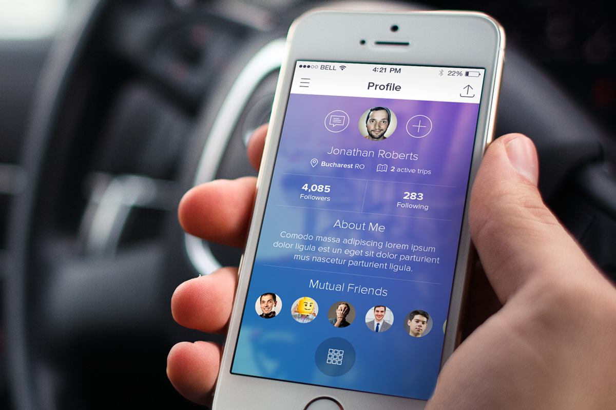 Backpack - Travelling iOS Template, a Templates & Theme by Ionut Zamfir (Photo 3 of 5)