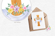 Easter wooden cross clipart, an Object Graphic by CreativeByLu (Thumbnail 3 of 4)