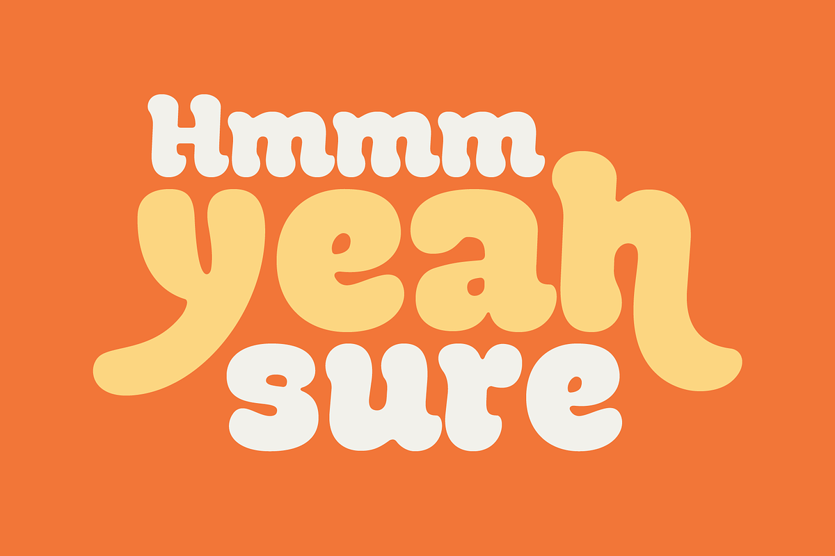 Manju; Retro Soft Display Font, a Font by Eko Bimantara (Photo 3 of 9)