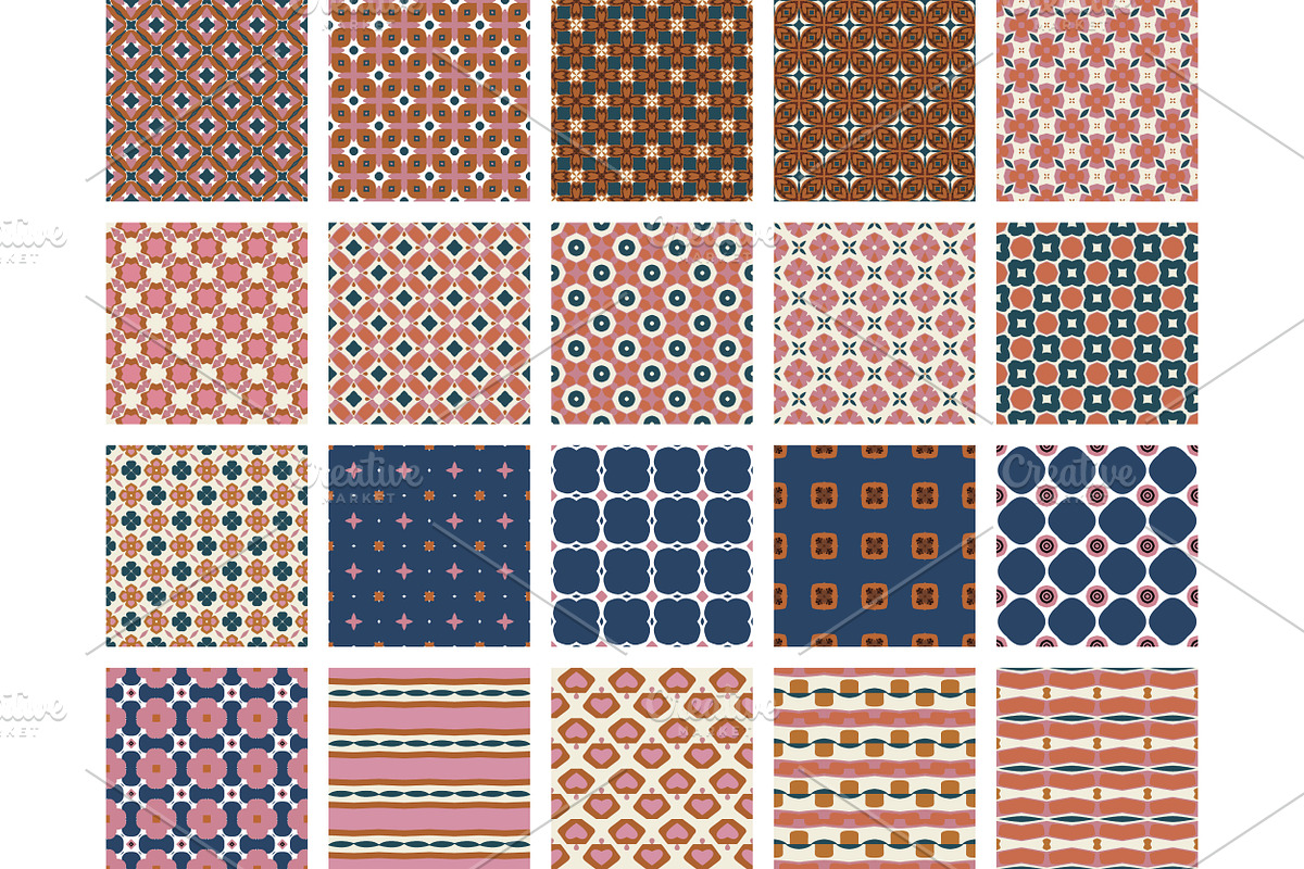 STIANO geometric seamless patterns., a Pattern Graphic by Peolla (Photo 9 of 10)