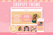 Rose Gold Shopify Theme, a Shopify Template by SunshineStudioBoutique (Thumbnail 1 of 10)