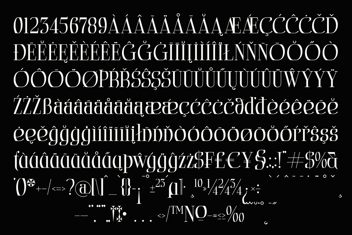 Adeoosa – Gothic Serif Display, a Serif Font by MooneseyeType (Photo 6 of 9)
