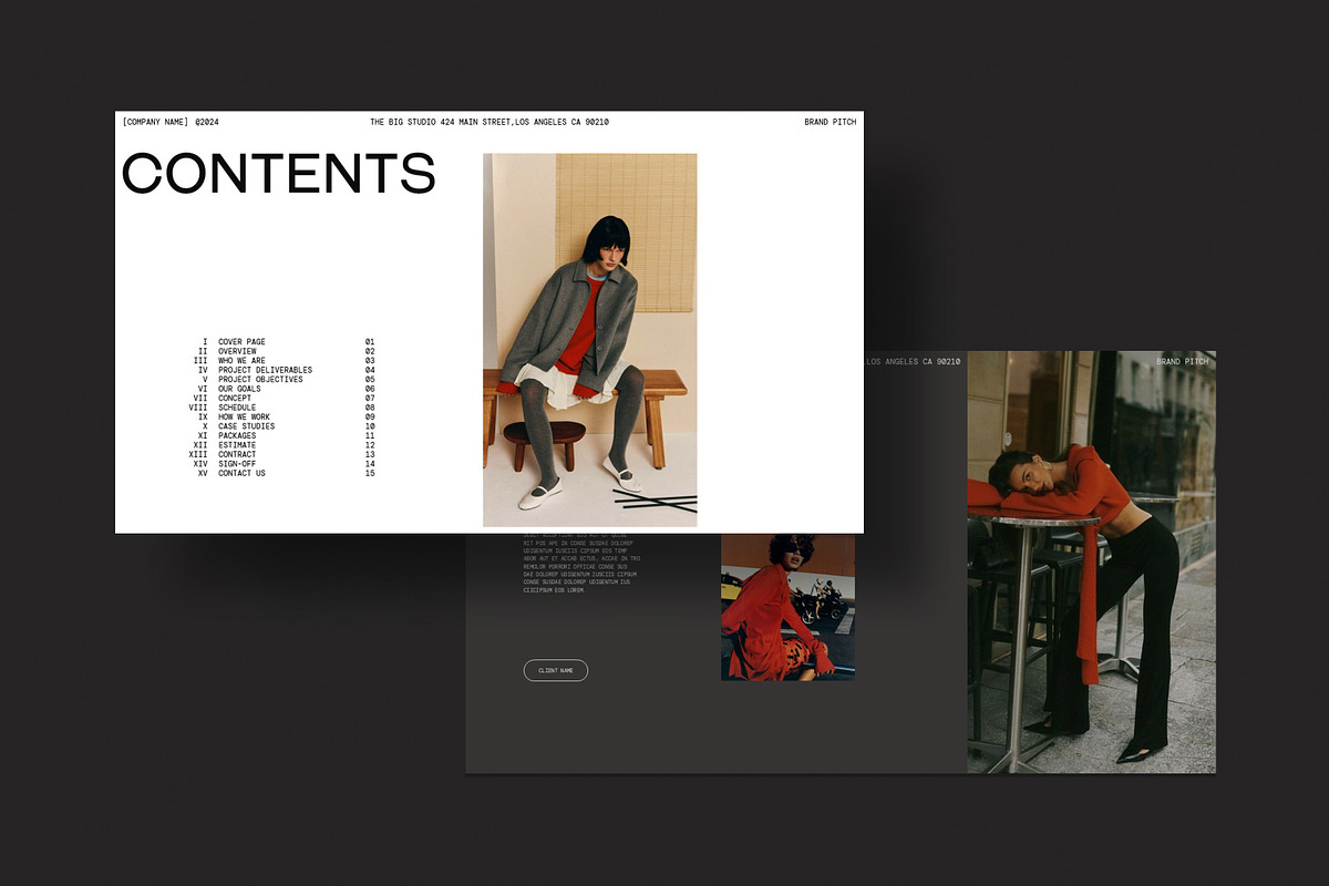 Minimalist Brand Proposal Template preview 2