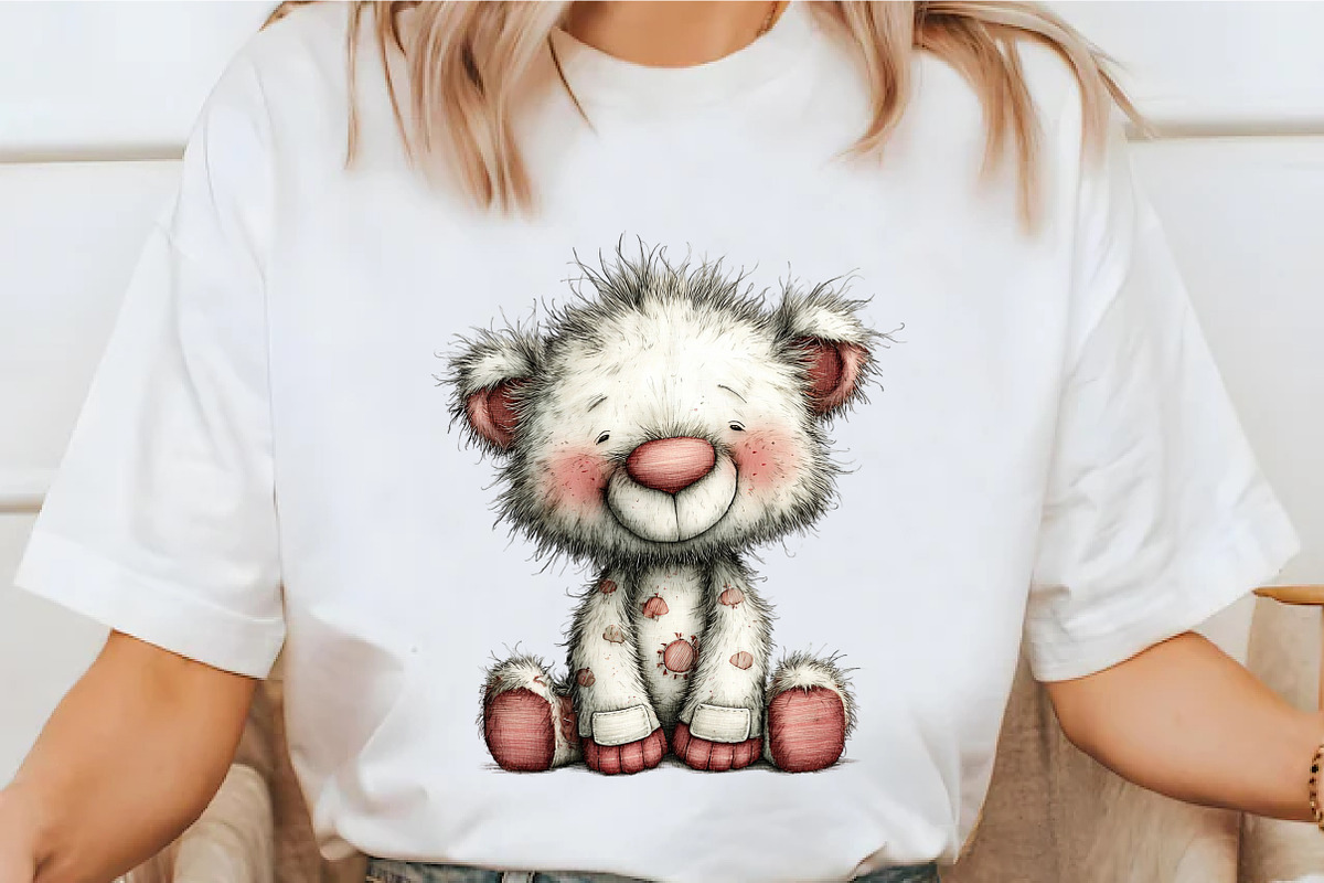 Whimsical Easter Teddy Bear Clipart, an Illustration by designcity5 (Photo 3 of 5)