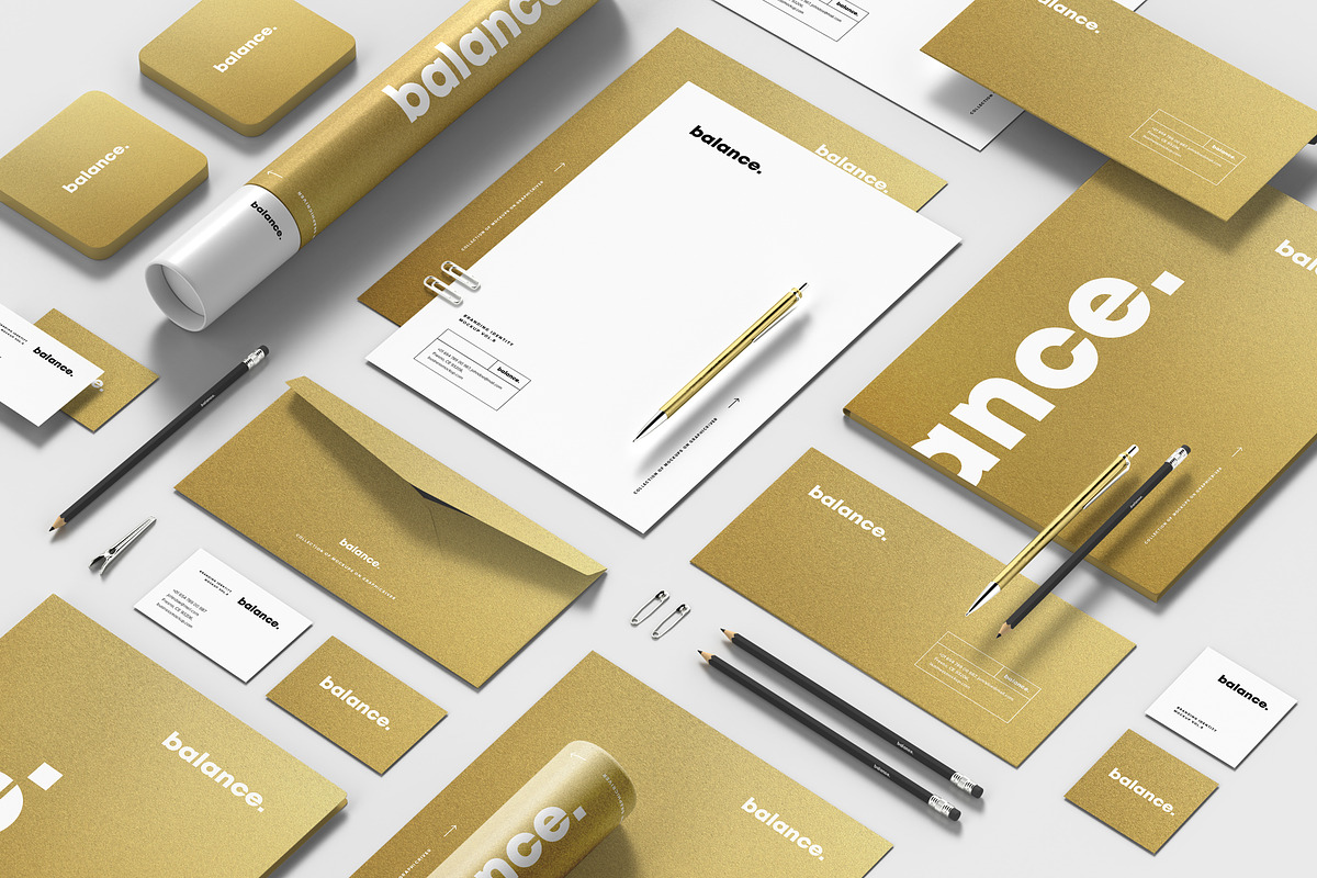 Stationery Branding Mockup 7, a Pens & Pencil Mockup by Yogurt86 (Photo 6 of 14)