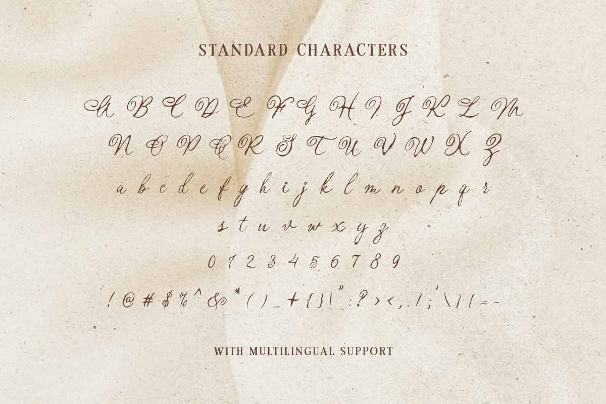 Enchanted Vintage Distressed Script, a Script Font by Littlehand (Photo 9 of 9)