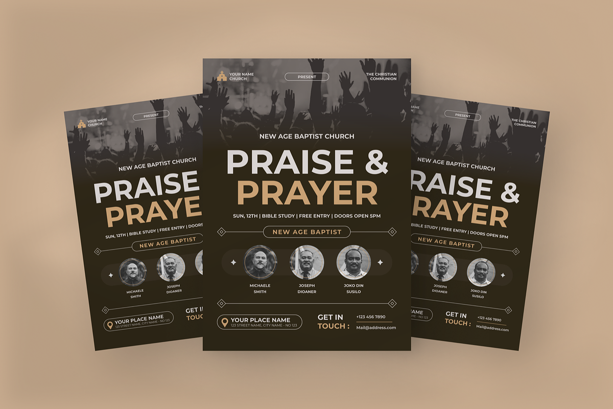 Church Conference Flyer, a Flyer Template by SquidPixey (Photo 4 of 6)