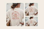 Beach T-Shirt Mockup Back view, a Shirt Mockup by The Blue Bird (Thumbnail 7 of 8)