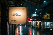 Store Front Sign with Light Mockups, a Product Mockup by Luuqas Design (Thumbnail 7 of 8)