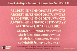 PM Tarot Antique Serif Font