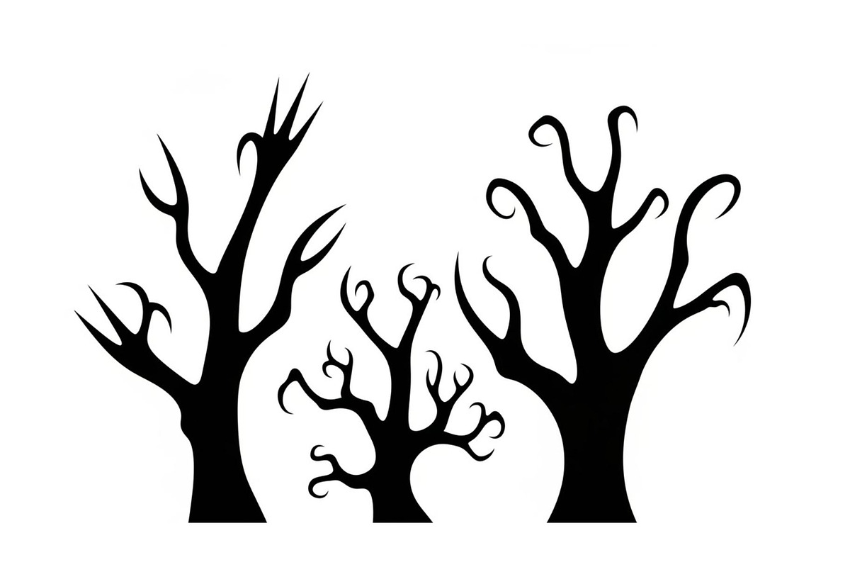 Dark Halloween Forest Design, a Graphic by BIPLOB EXPERT (Photo 6 of 13)