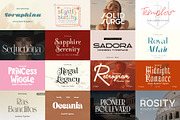 Valentine's Day Font Bundle, a Sans Serif Font by HipFonts (Thumbnail 2 of 12)