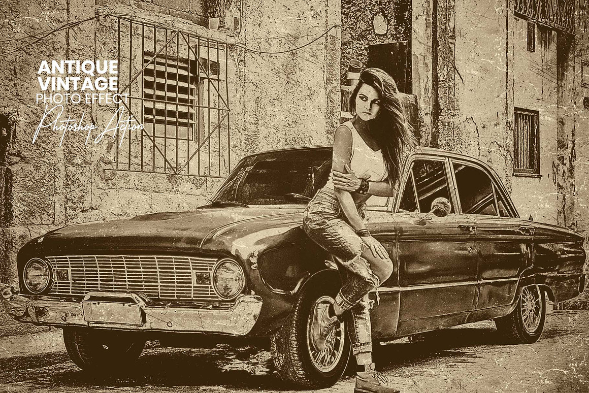 Vintage Photo Effect Bundle, an Action Add-On by MRI STUDIO (Photo 2 of 68)