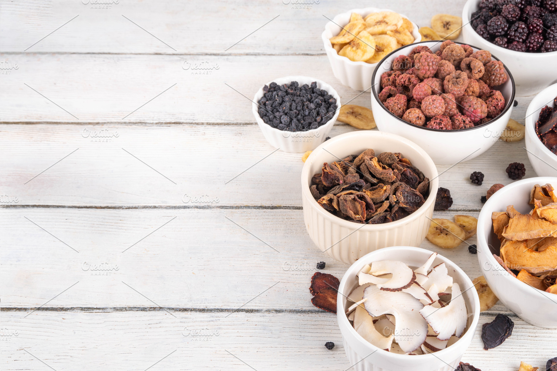 Freeze dried fruit berry, a Food & Drink Photo by Rimma