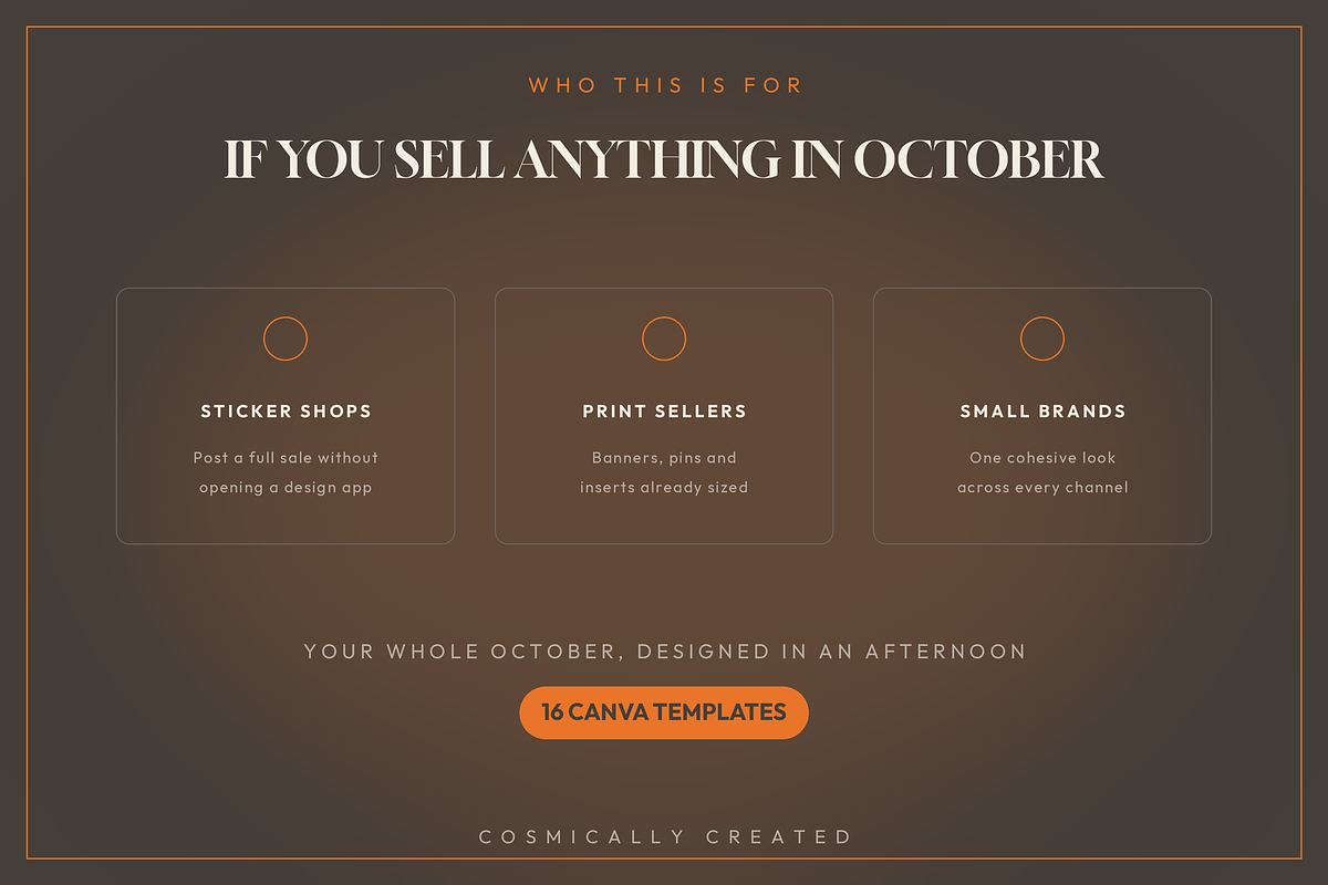 Halloween Shop Kit | 16 Templates, a Social Media Template by Jakayla Digital Co (Photo 7 of 7)