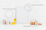 Nursery mockup A4 A5 A6 A3, a Print Template by Grace White (Thumbnail 3 of 4)